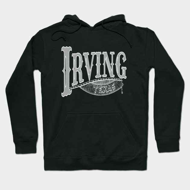 Vintage Irving, TX Hoodie by DonDota